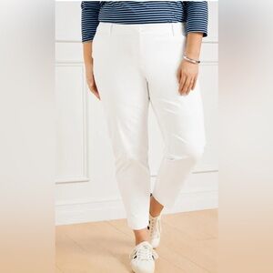 Talbots Women's White Ankle Jeans